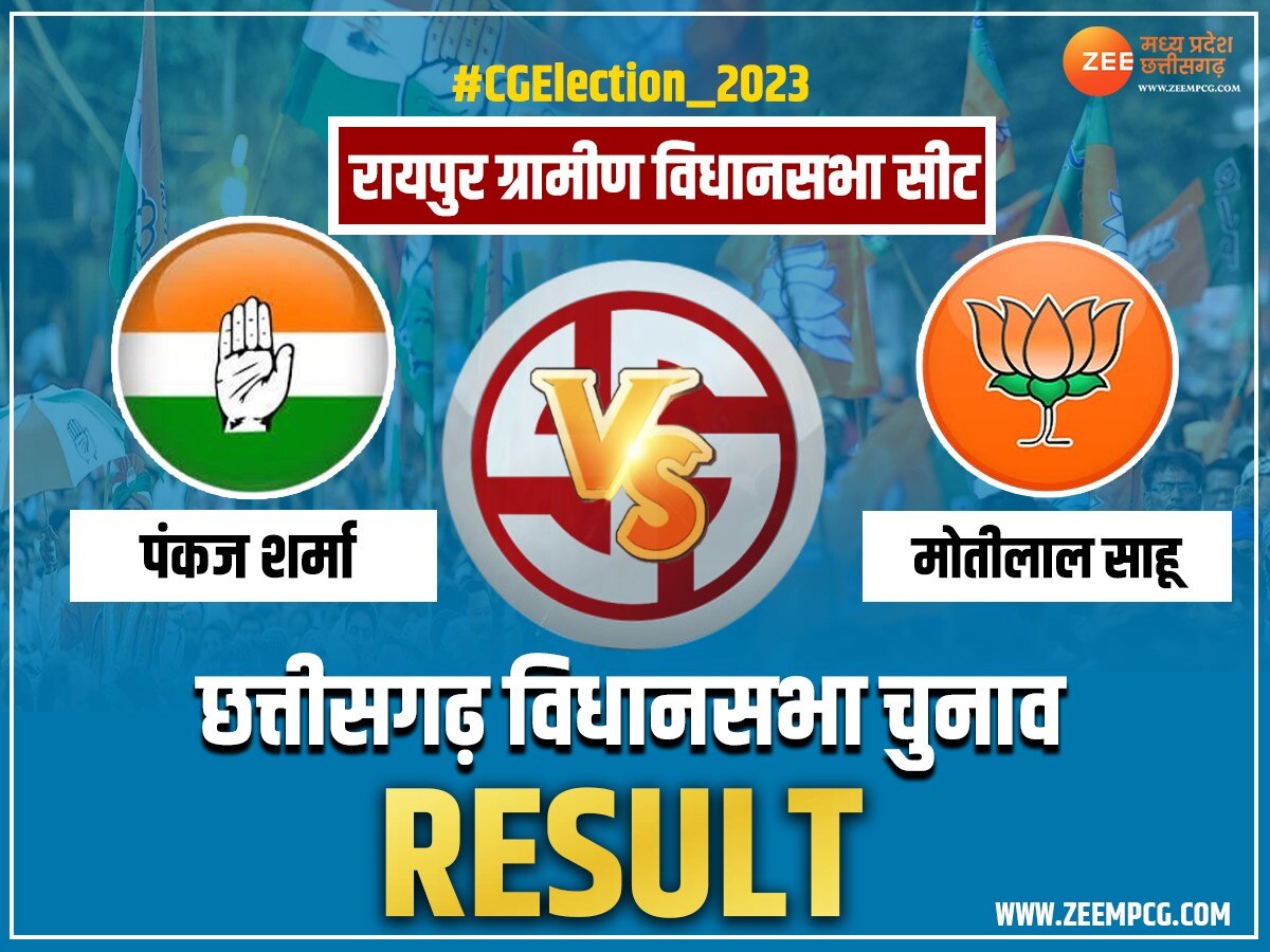 Raipur City Gramin Vidhan Sabha Seat Election Result 2023