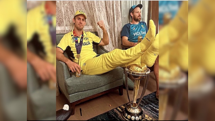 World Cup 2023: ବିଶ୍ୱକପ୍ ଟ୍ରଫି ଉପରେ ପାଦ ରଖିବା ନେଇ ପ୍ରତିକ୍ରିୟା ଦେଲେ ମିଚେଲ ମାର୍ଶ, କହିଲେ- 'ମୁଁ ପୁଣି ଥରେ...'