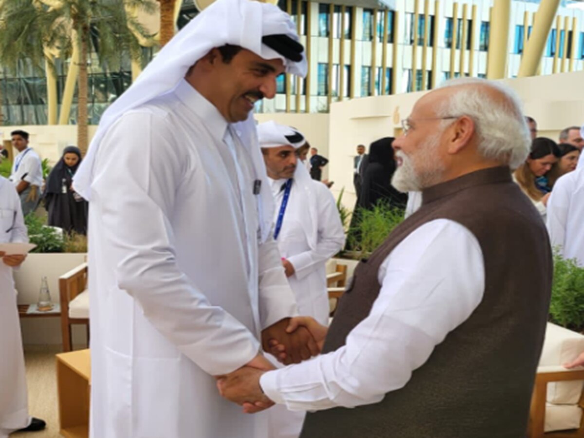 PM Modi meets Qatar's ruler