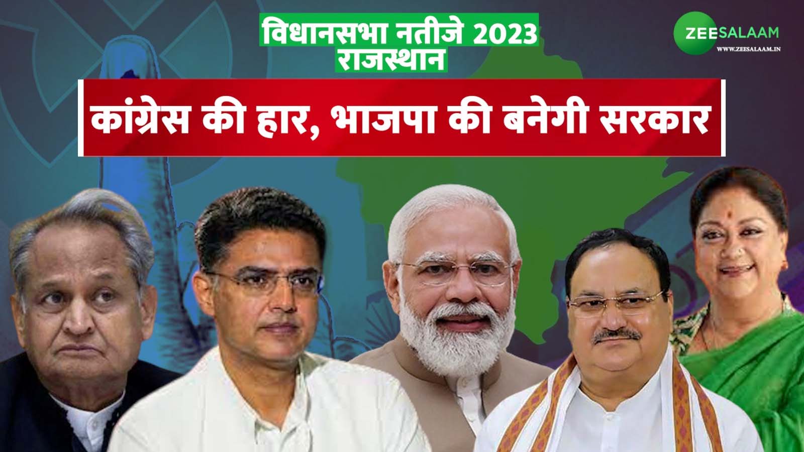 Rajasthan 2023 Chunav Result Live: राजस्थान में परंपरा बरकरार रखने में नाकाम रही कांग्रेस, 115 सीटों पर बनाई बढ़त Rajasthan 2023 Chunav Result Live: राजस्थान में परंपरा बरकरार रखने में नाकाम रही कांग्रेस, 115 सीटों पर बनाई बढ़त