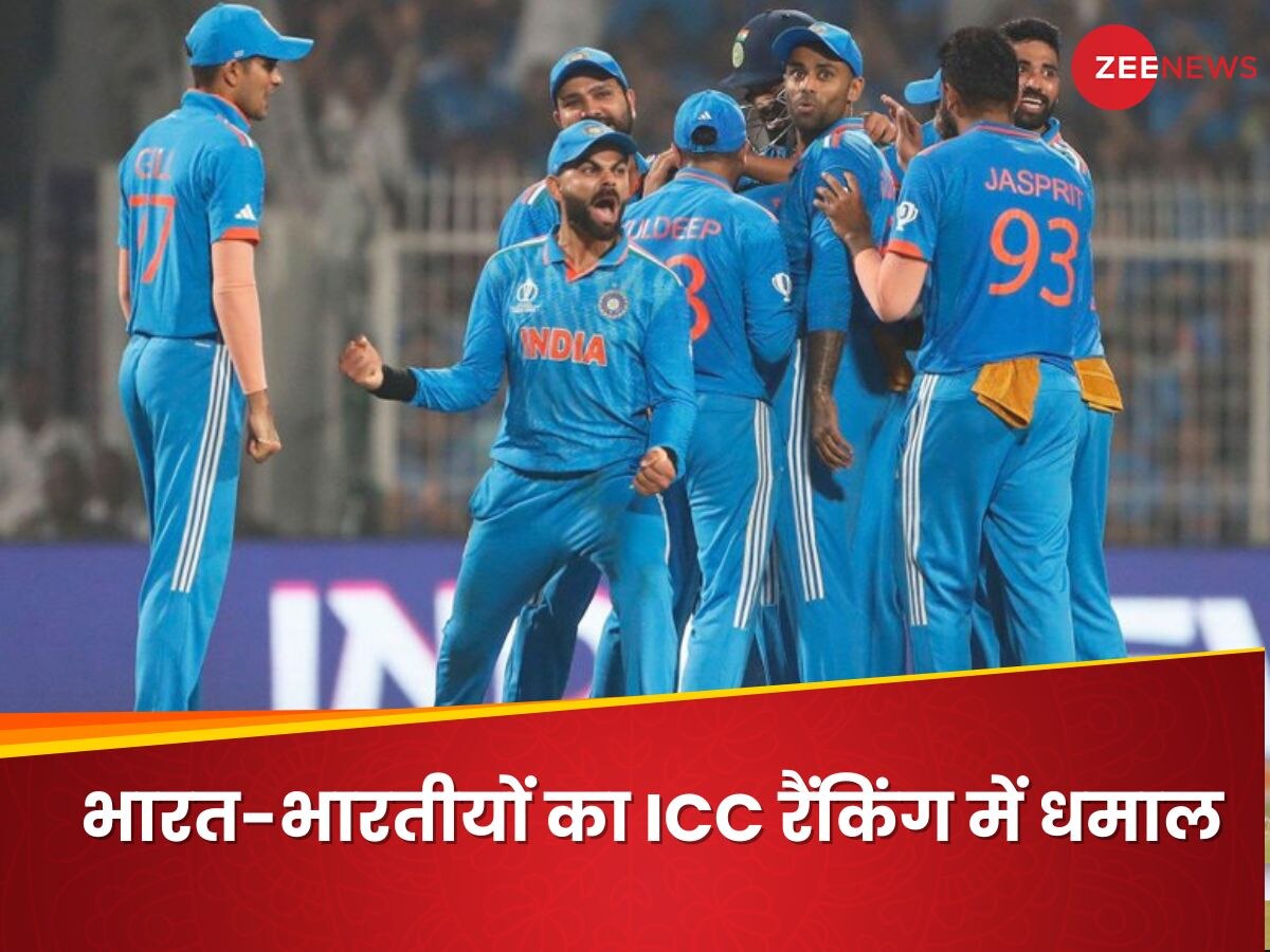 ICC Rankings : भारत और भारतीयों का आईसीसी रैंकिंग में जलवा है जलवा, हर फॉर्मेट में टॉपर, बल्लेबाज और गेंदबाज भी नंबर-1