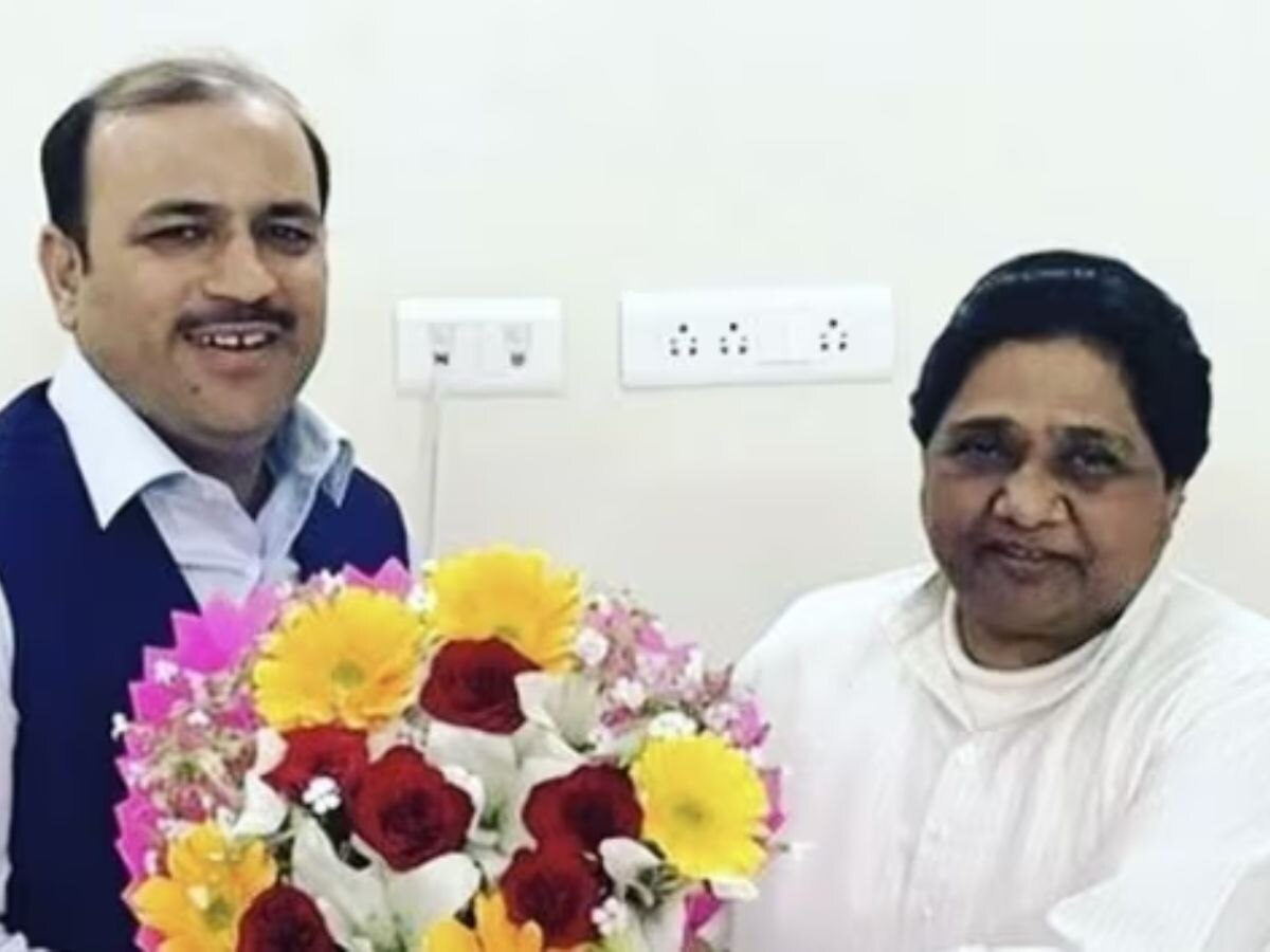Amroha MP Kunwar Danish Ali and Mayawati 