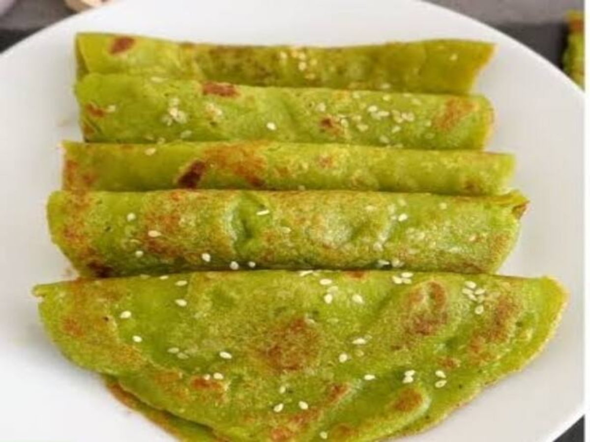 पालक और पनीर के चीले