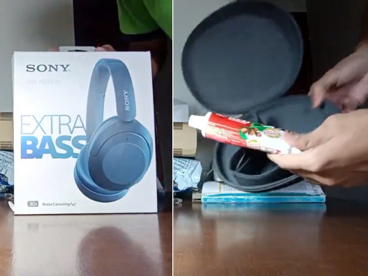 शख्स ने ऑर्डर किए Sony के 20 हजार रुपये वाले हेडफोन्स, डिब्बा खोला तो निकला टूथपेस्ट