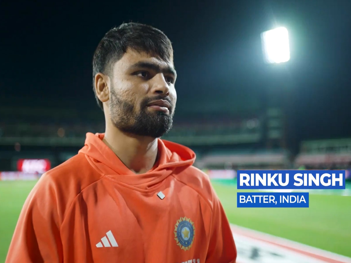 IND vs SA T20 Series: बेहतरीन पारी खेलने के बाद भी रिंकू ने क्यों मांगी माफी? VIDEO IND vs SA T20 Series: बेहतरीन पारी खेलने के बाद भी रिंकू ने क्यों मांगी माफी? VIDEO