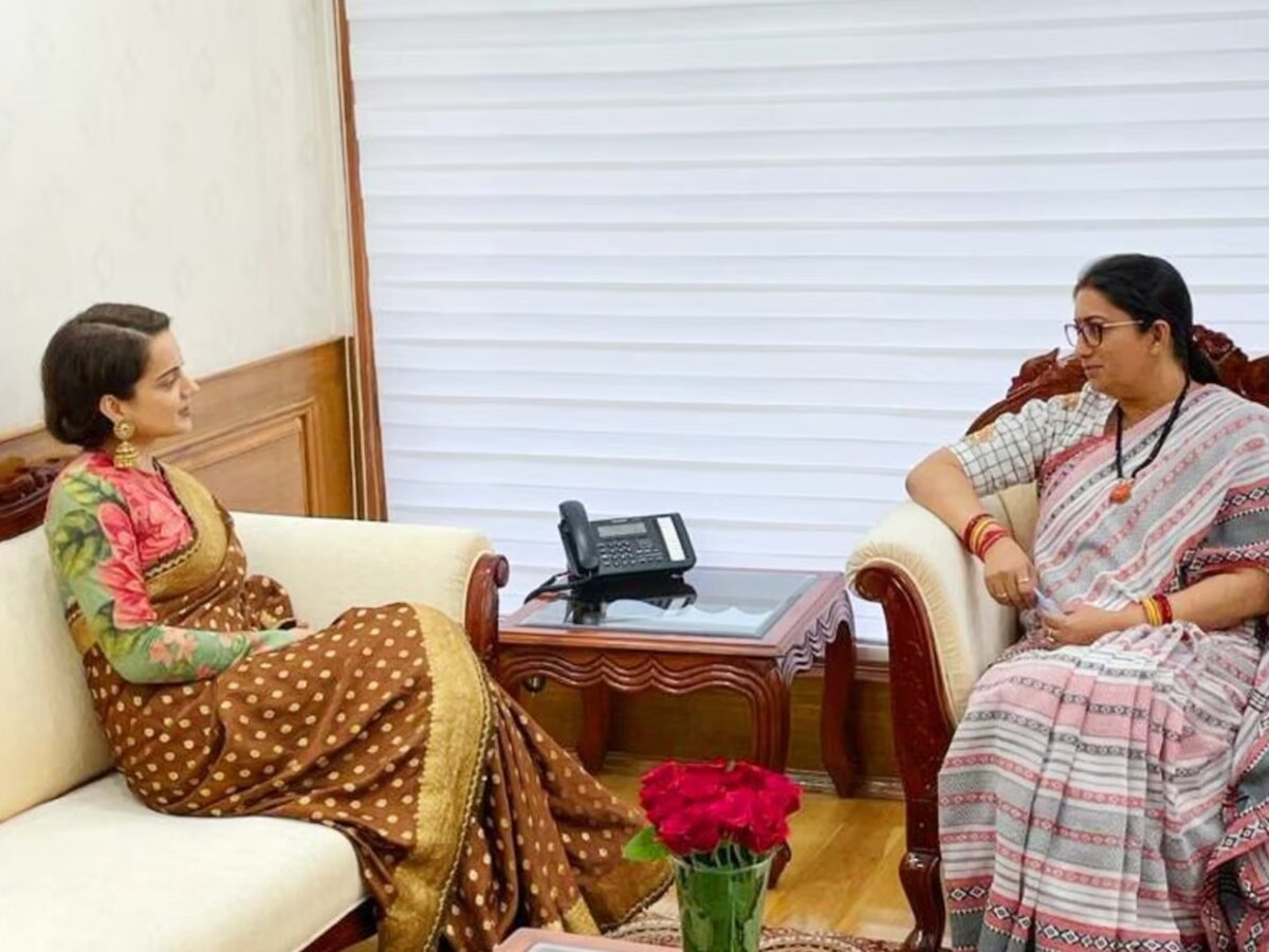 Kangana supports Smriti Irani