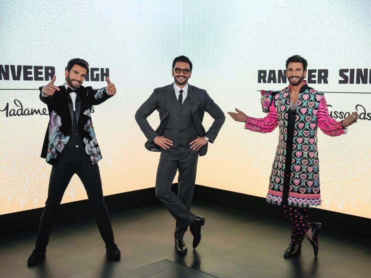  Madame Tussauds: Ranveer Singh का भी लगा मोम का स्टैच्यू, लॉन्च करने लंदन पहुंचे एक्टर