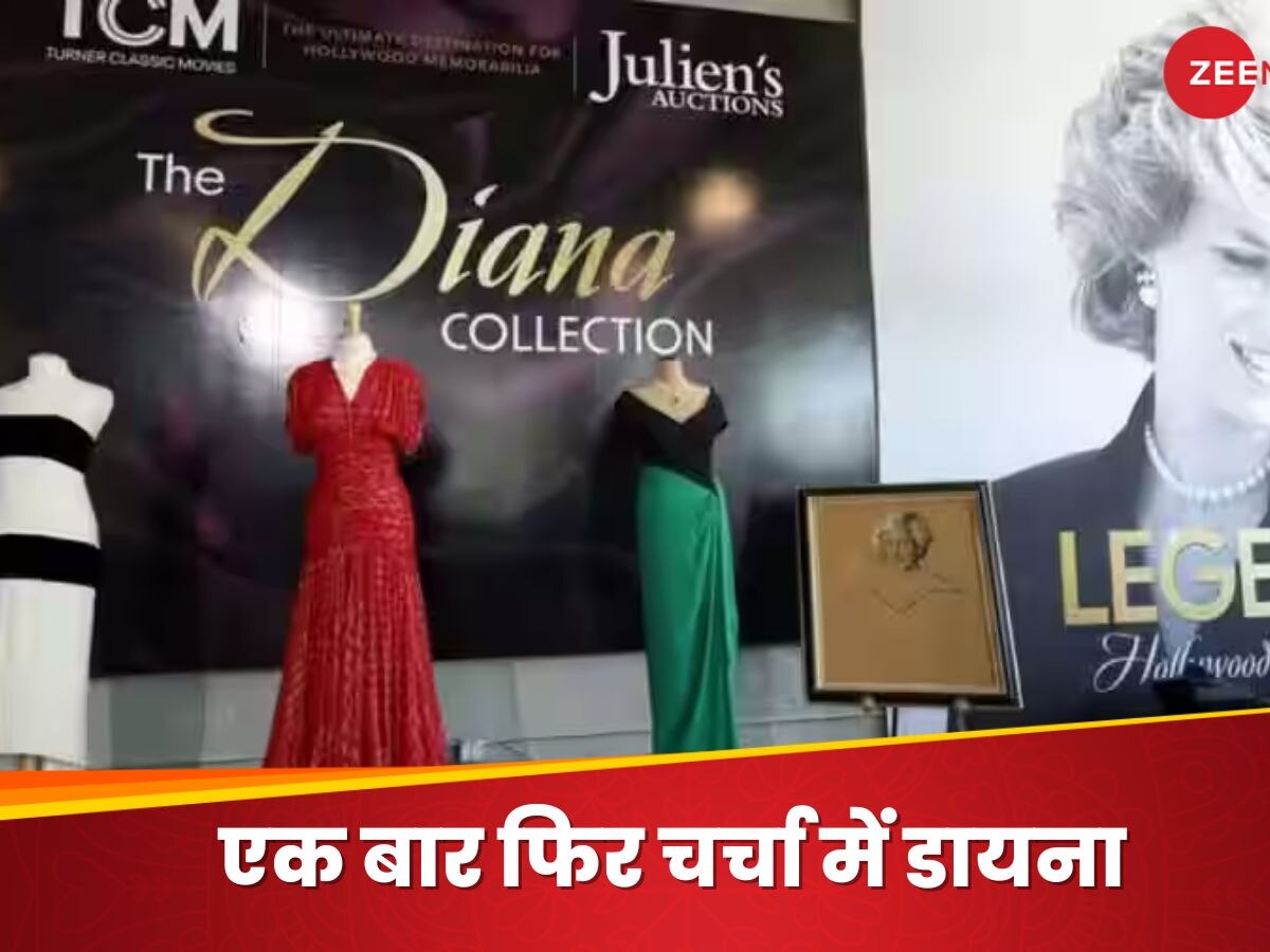 Princess Diana Dress: एक बार बोली लगी तो चढ़ती गई, प्रिंस डायना की खास ड्रेस हुई नीलाम