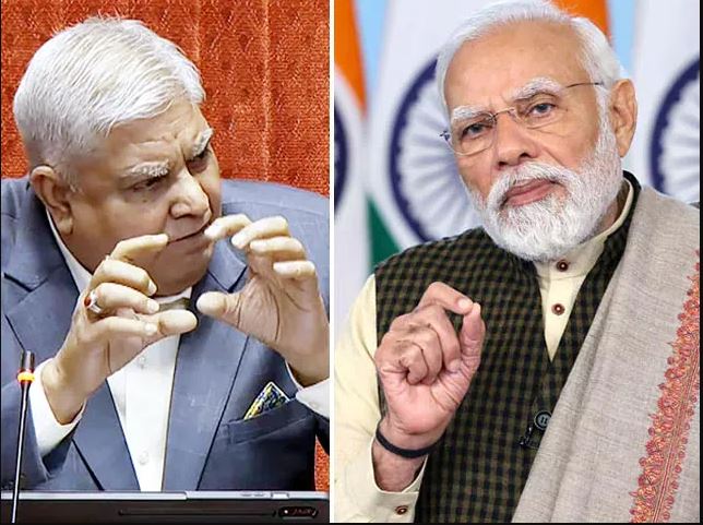 पीएम मोदी ने दुखी धनखड़ को किया फोन, राष्ट्रपति मुर्मू भी हुईं आहत पीएम मोदी ने दुखी धनखड़ को किया फोन, राष्ट्रपति मुर्मू भी हुईं आहत