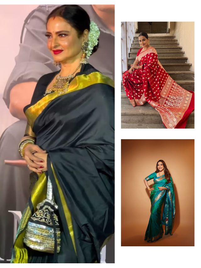 Mumbai, India. 21st June, 2023. Women wearing traditional Maharashtrian  Nauvari (nine yard) saree perform side stretching exercise in front of Taj  Mahal Palace hotel on the occasion of International Yoga Day in