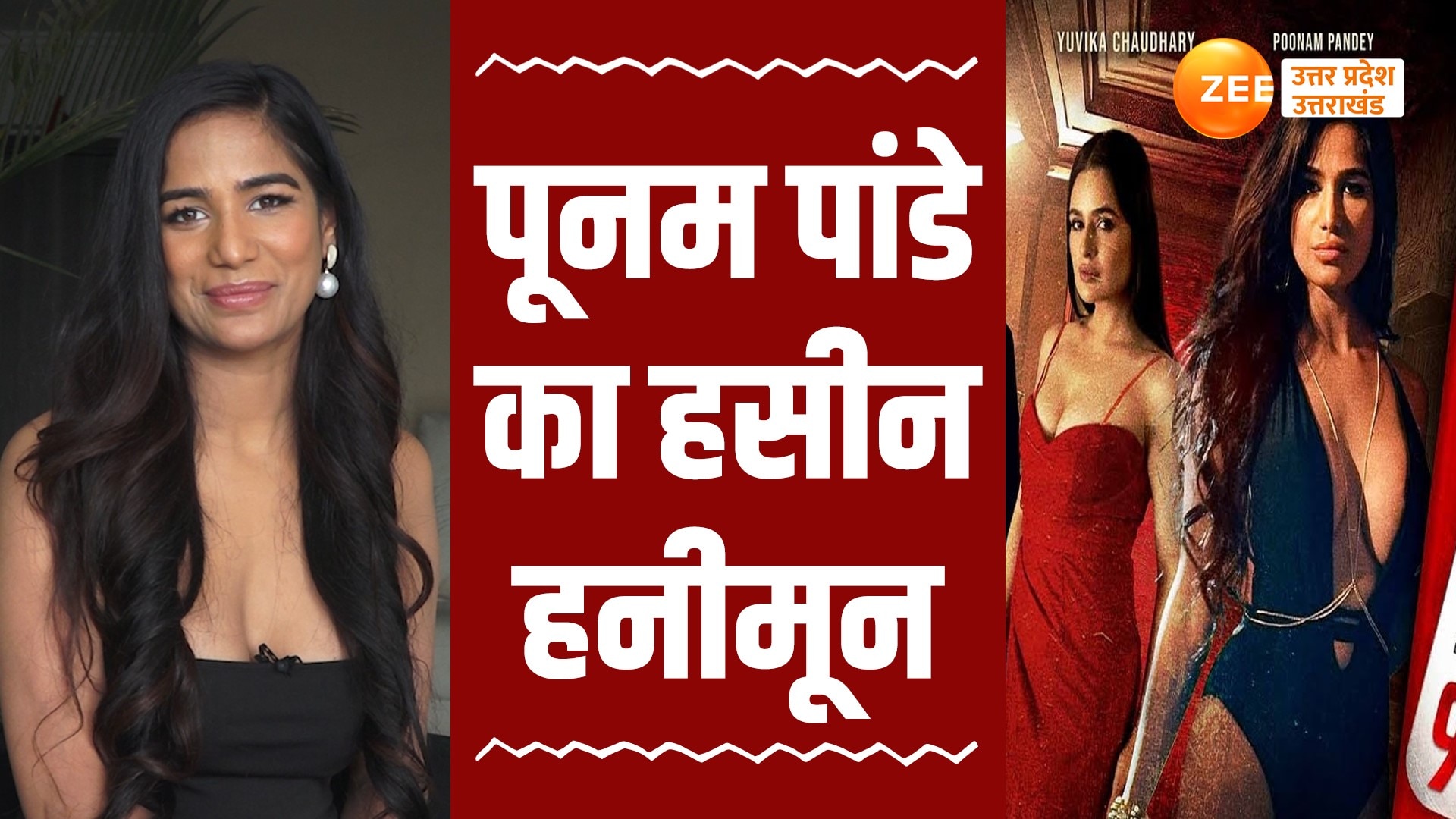 Poonam Pandey Video: क्या आपने देखा पूनम पांडे का हनीमून 911 जो मचा रही  तहलका