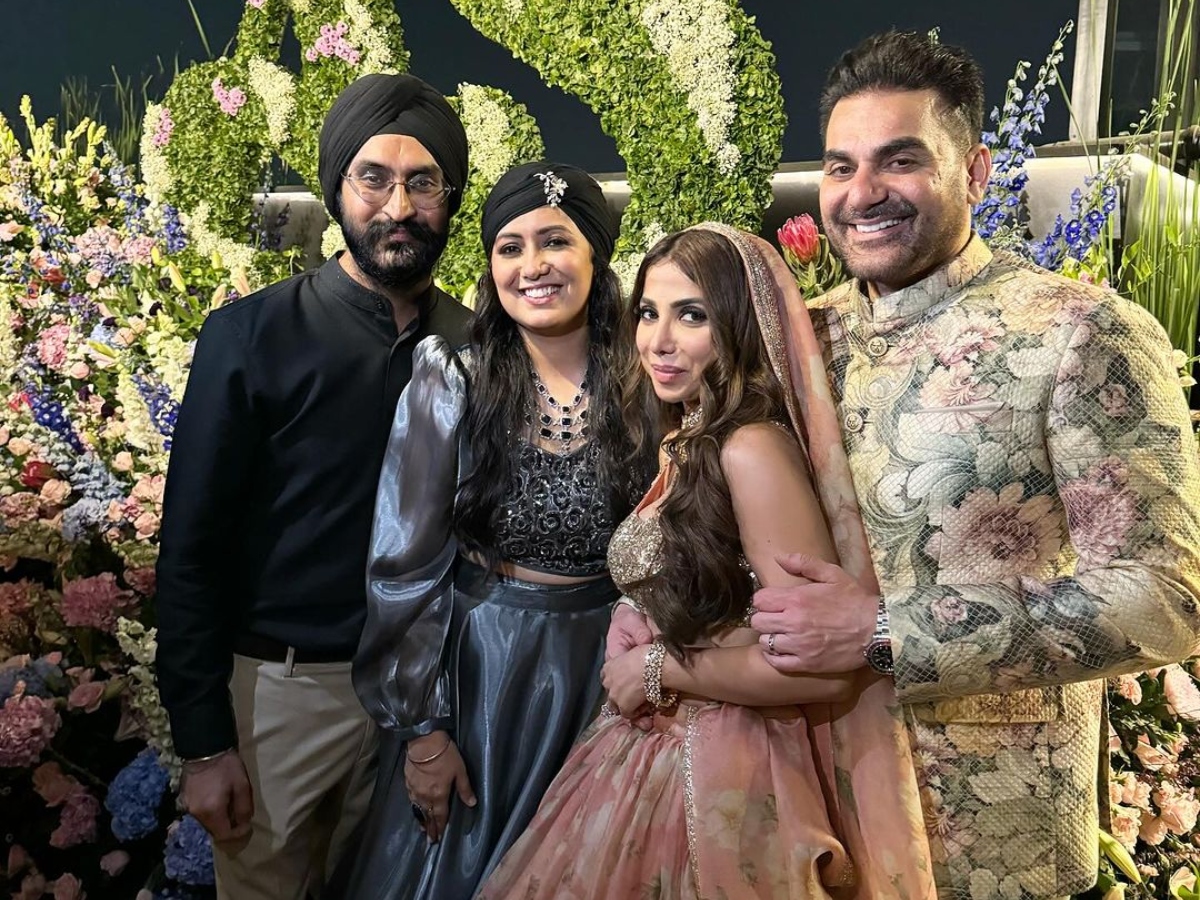 Arbaaz Khan and Sshura Khan wedding outfits and pics