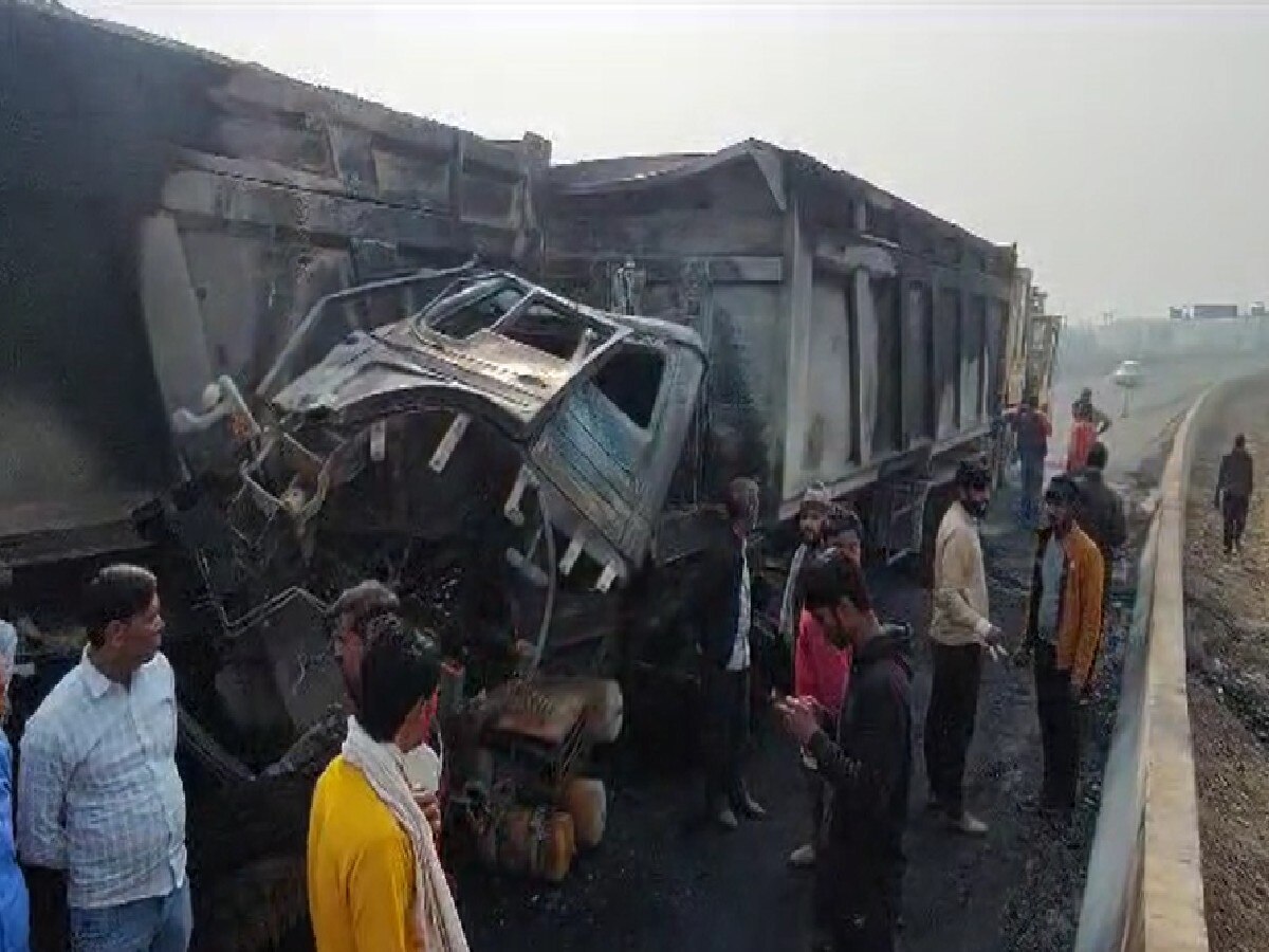 Faridabad News: सेक्टर-65 बायपास रोड पर आपस में टकराए दो डंपर, चालक की जलकर हुई दर्दनाक मौत