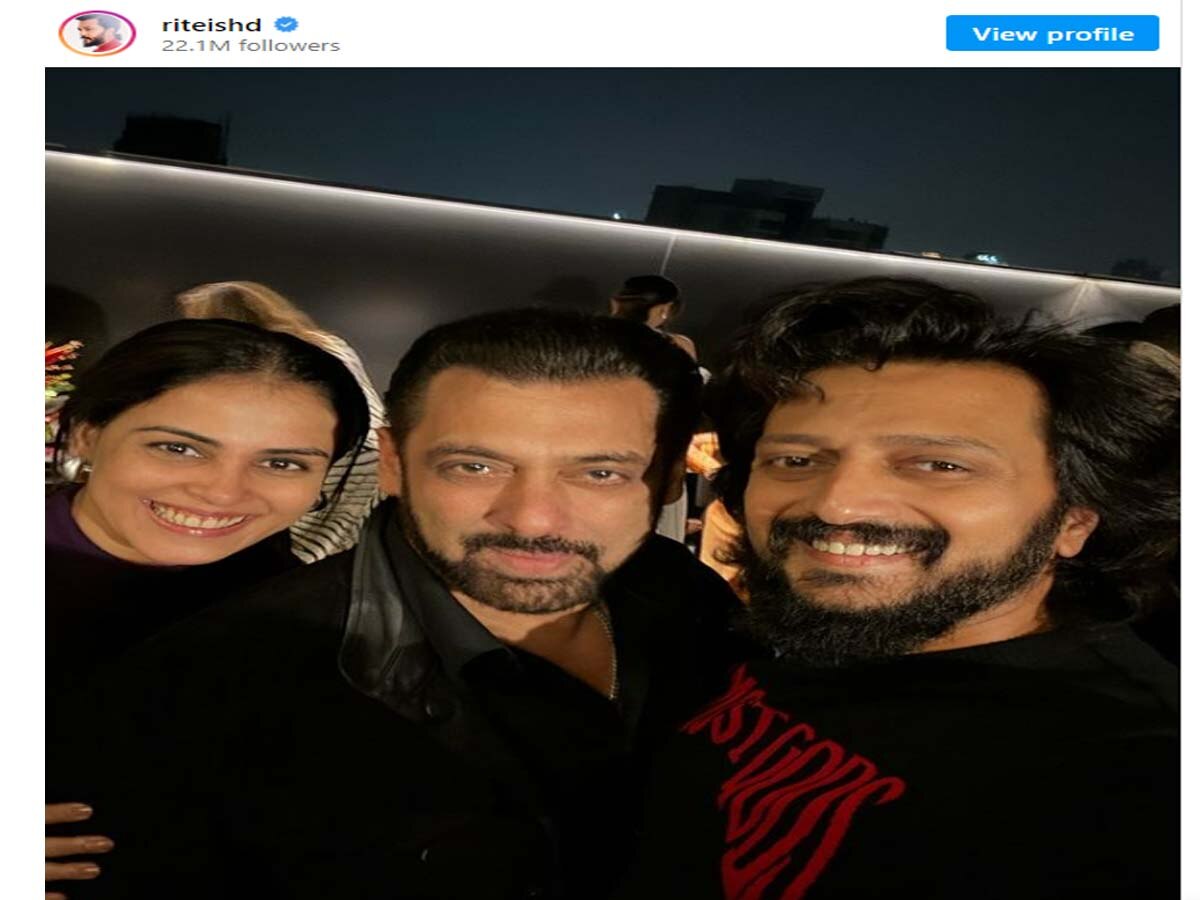 रितेश देशमुख ने अपने भाऊ सलमान को जन्मदिन की शुभकामनाएं दीं