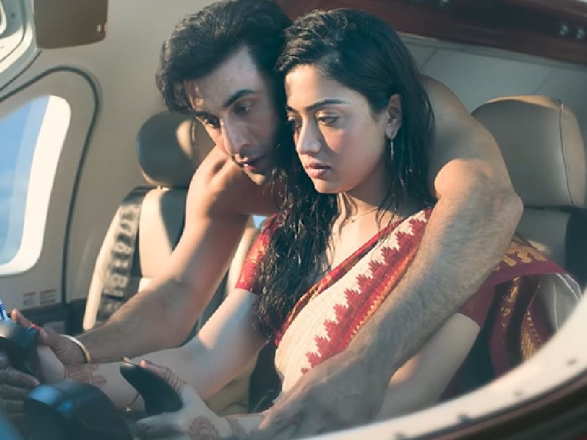 रणबीर कपूर-रश्मिका मंदाना (एनिमल)