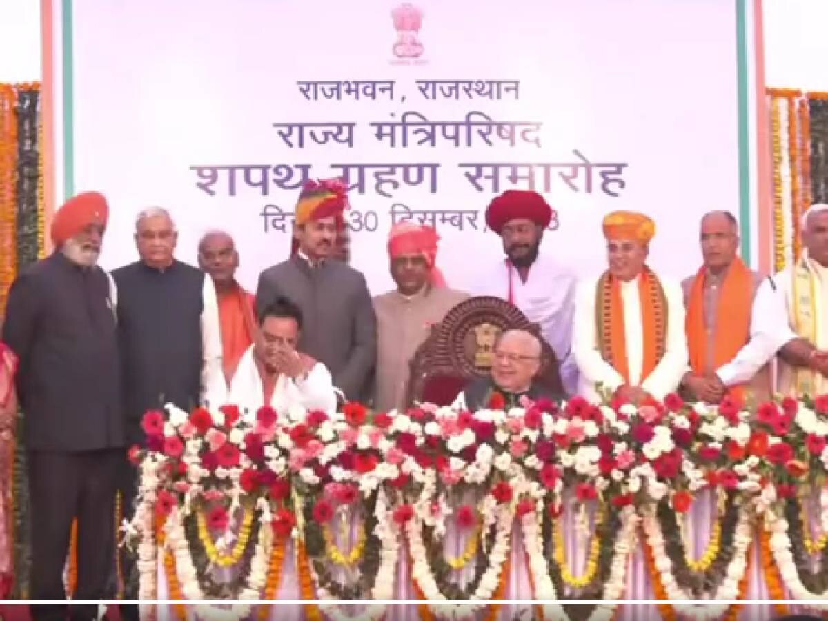 Rajasthan Cabinet Expansion: भजनलाल शर्मा की मंत्रिमंडल में शामिल हुए 12 कैबिनेट और 10 राजयमंत्री, देखें पूरी सूची