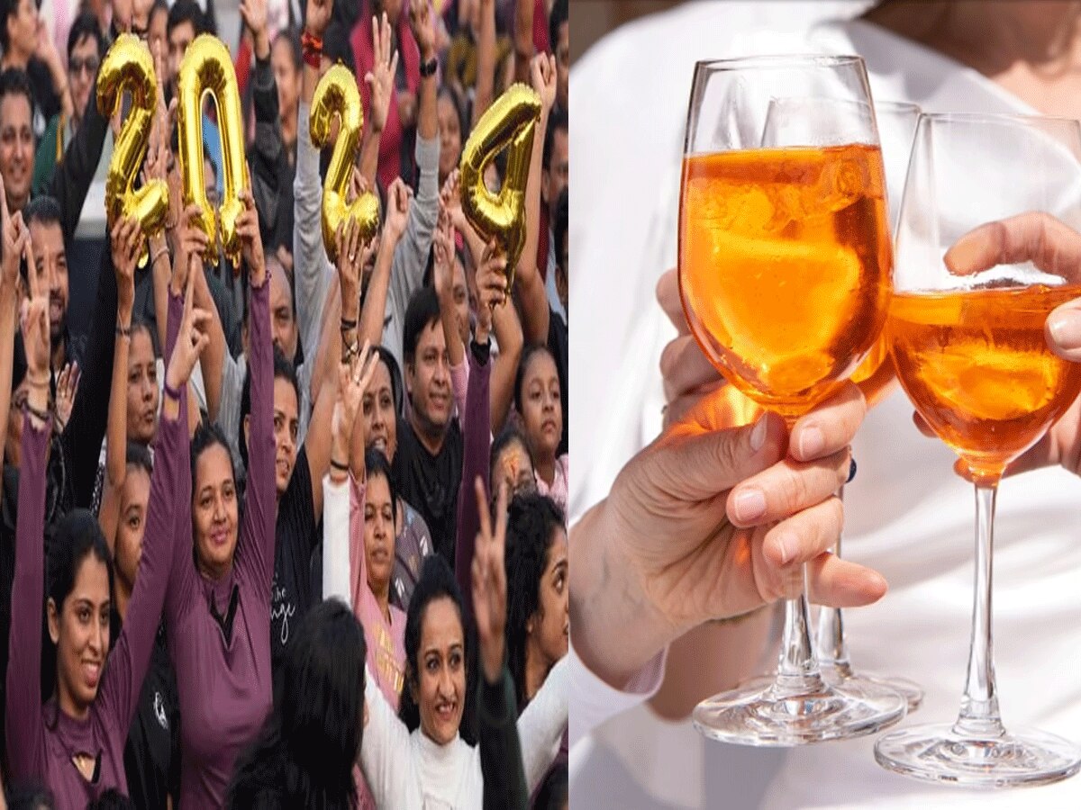 New Year 2024: दिल्ली में नए साल पर खूब छलका जाम, एक रात में लोग गटक गए 24 लाख बोतल शराब