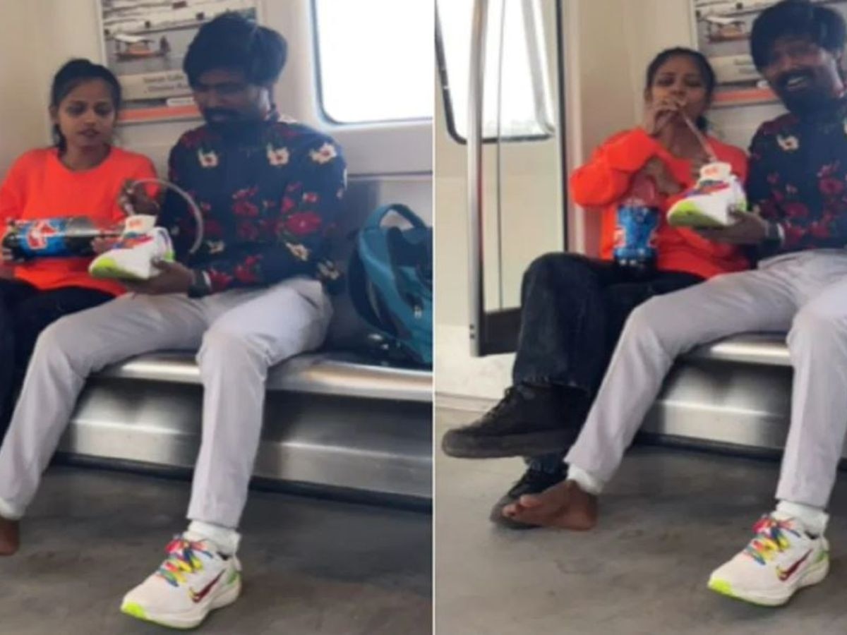 Viral Video:दिल्ली मेट्रो में कपल ने की घिनौनी हरकत, वीडियो देख भड़के सोशल मीडिया यूजर्स