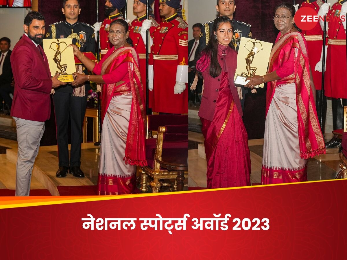 National Sports Award 2023: मोहम्मद शमी समेत 26 खिलाड़ियों को मिला अर्जुन अवॉर्ड, बैडमिंटन जोड़ी को खेल रत्न