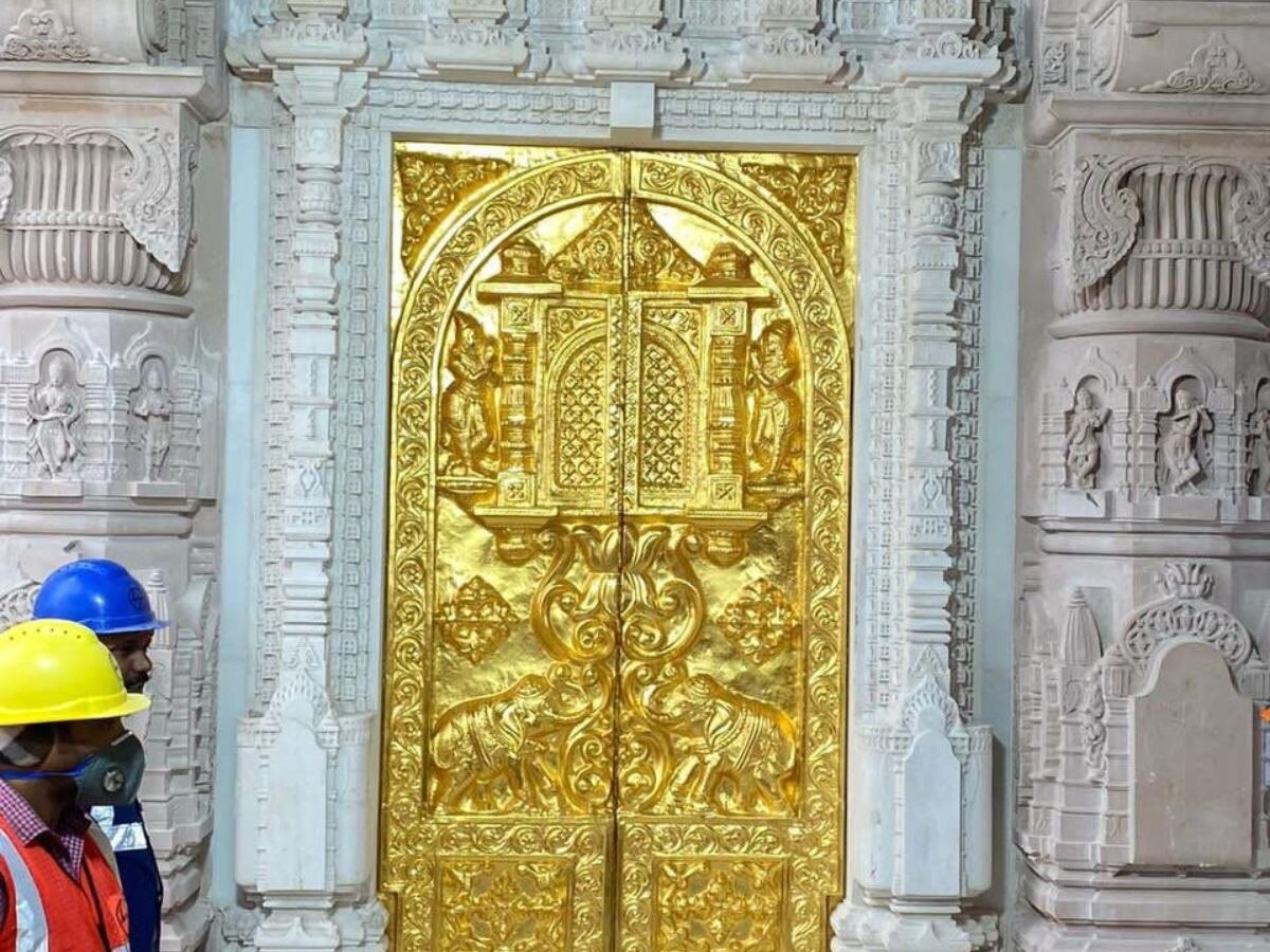 Ayodhya Ram Mandir Golden Door