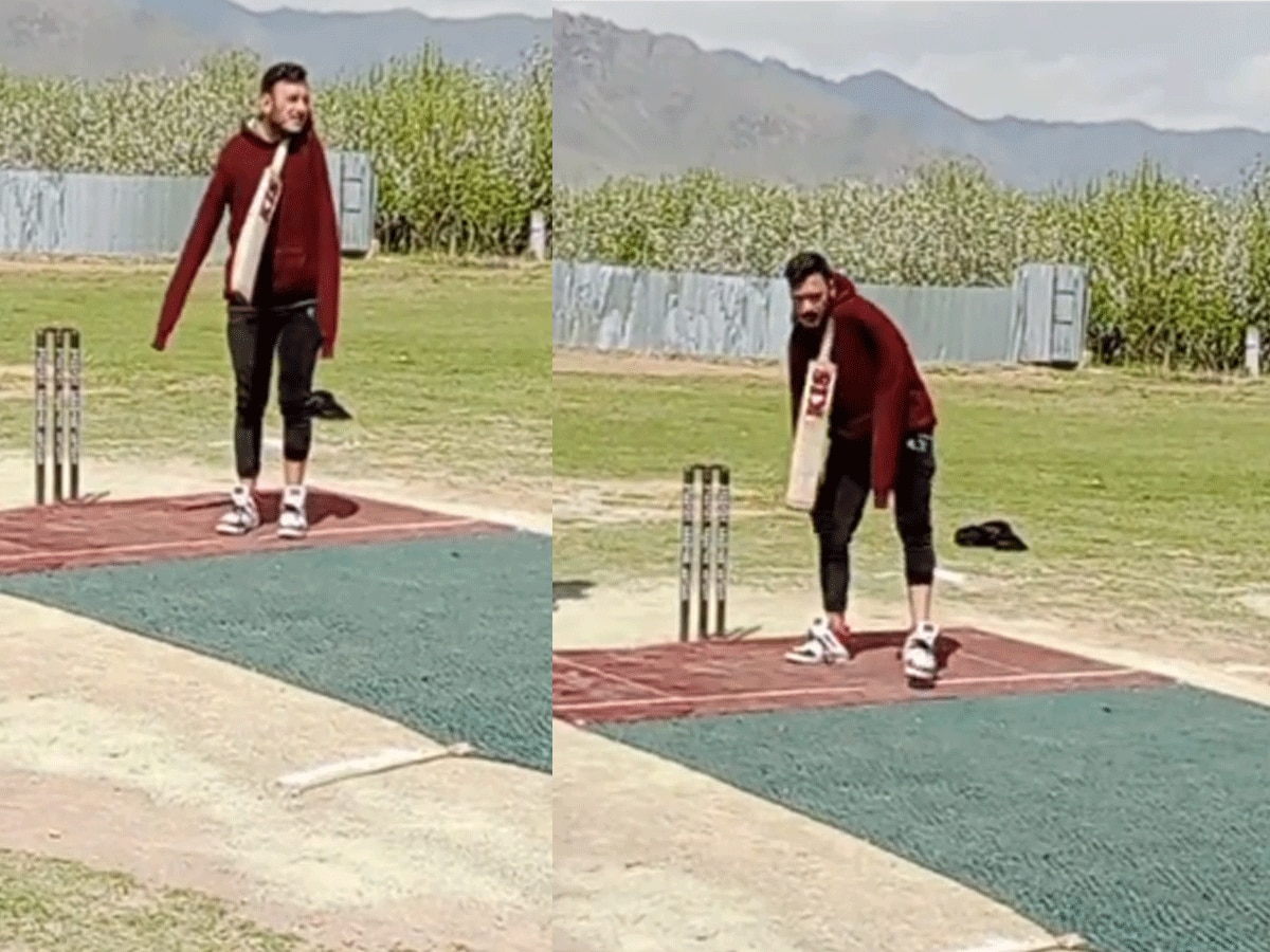 Cricket: रियल लाइफ का 'इकबाल' है कश्मीर का आमिर; दोनों हाथ से है महरूम लेकिन बल्ले से लगाता है चौका और छक्का! 