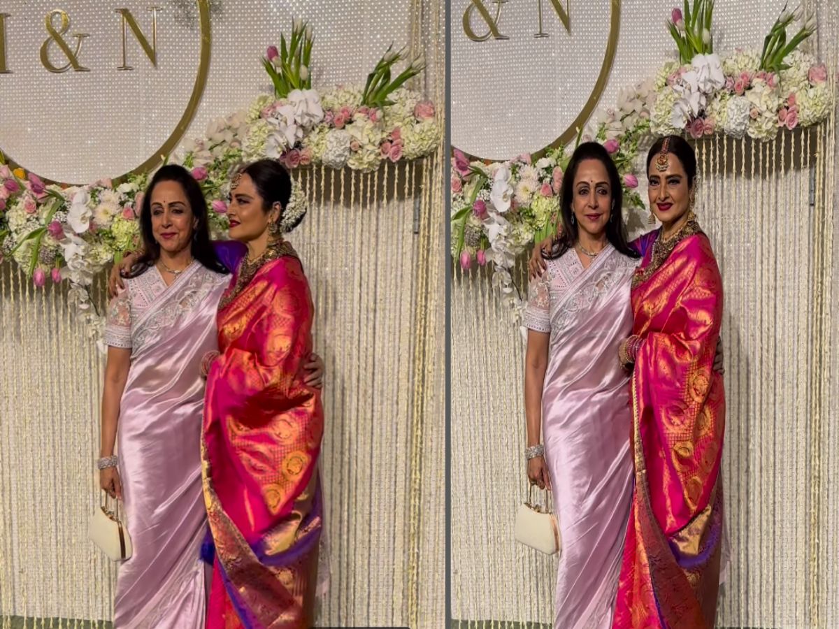 हेमा मालिनी- रेखा ने बढ़ाई रौनक