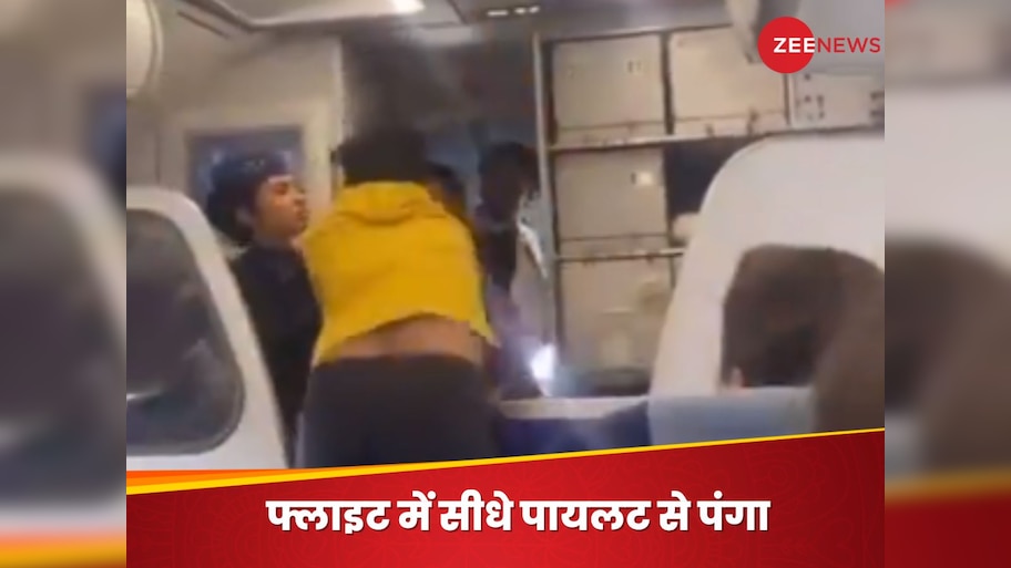 indigo flight ruckus Passenger attacked pilot video viral on social ...