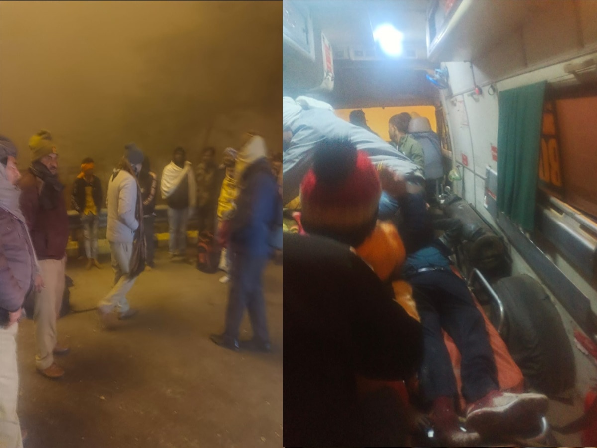 यमुना एक्सप्रेसवे पर भीषण सड़क हादसा,सवारियों से भरी दो बसें आपस में टकराईं, 40 यात्री घायल