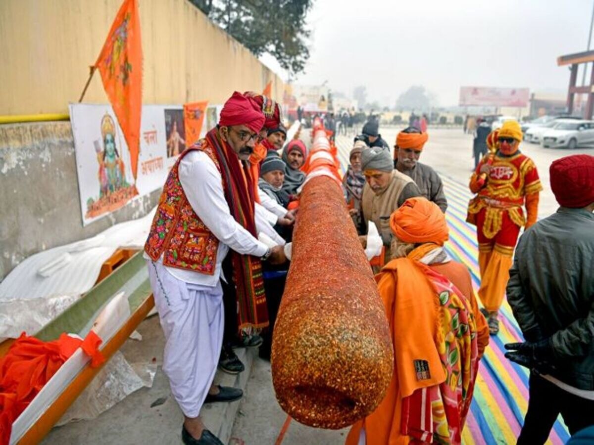 Ayodhya Ram Mandir: ଅଯୋଧ୍ୟାରେ ଜଳିଲା ୧୦୮ ଫୁଟ ଲମ୍ବର ଅଗରବତୀ