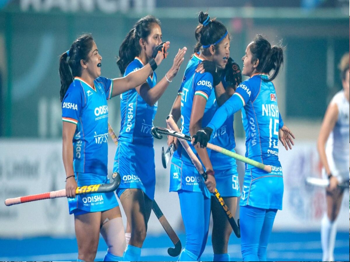 FIH Hockey Olympic Qualifier: एफआईएच महिला ओलंपिक क्वालीफायर, भारतीय महिला हॉकी टीम ने सेमीफाइनल में बनाई जगह