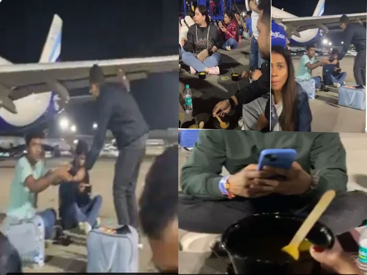 रनवे पर खाना खाते यात्रियों का Video हुआ Viral, IndiGo पर 1.2 करोड़ का जुर्माना 