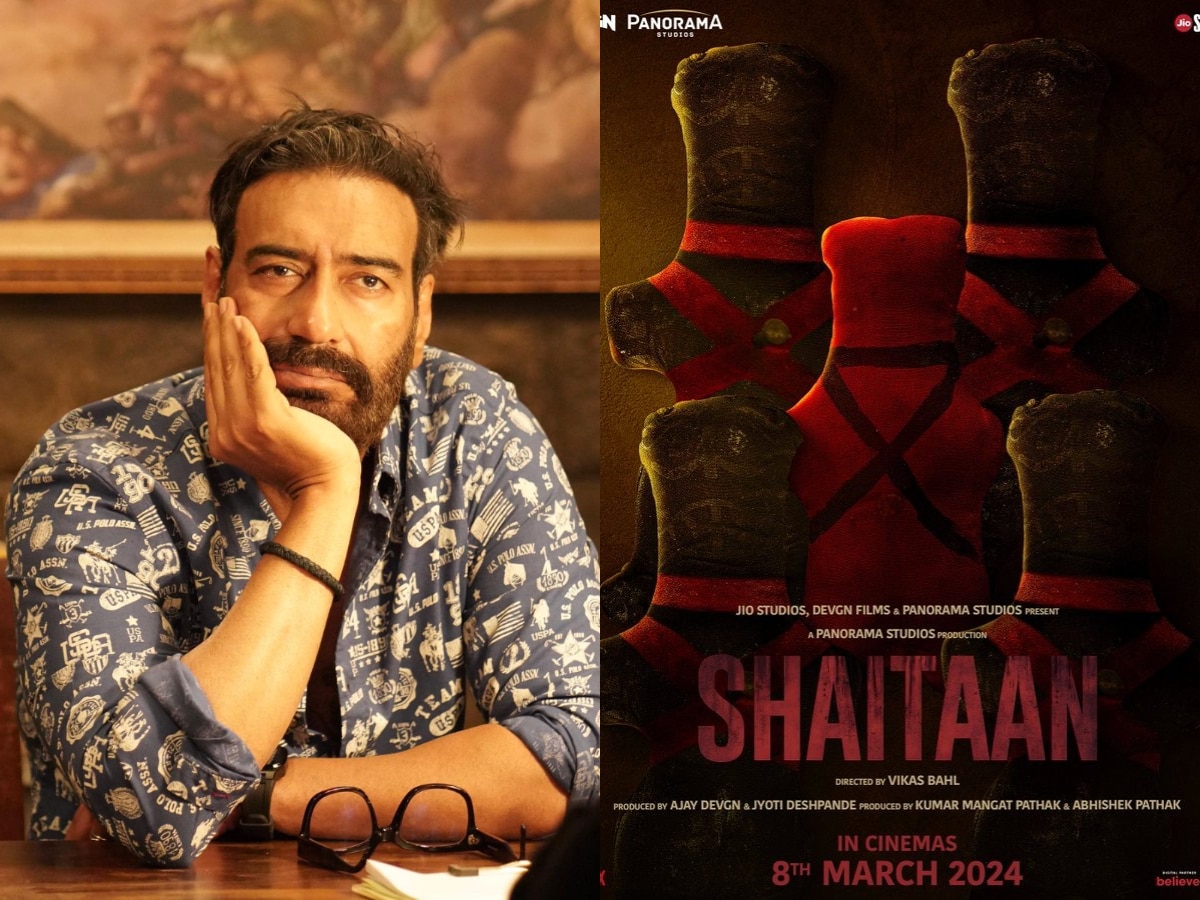 Shaitaan में दिखेगा Ajay devgn का नया अवतार, रिलीज डेट के साथ सामने आया फिल्म का पहला पोस्टर 