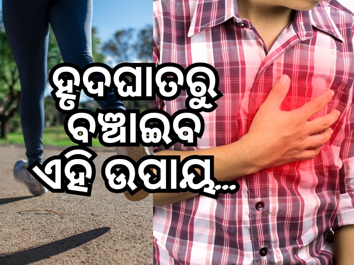 Heart Attack Prevention Tips: ଜୀବନରେ କେବେବି ହେବେନି ହୃଦଘାତର ଶିକାର, ପ୍ରତିଦିନ କରନ୍ତୁ ଏହି କାମ 