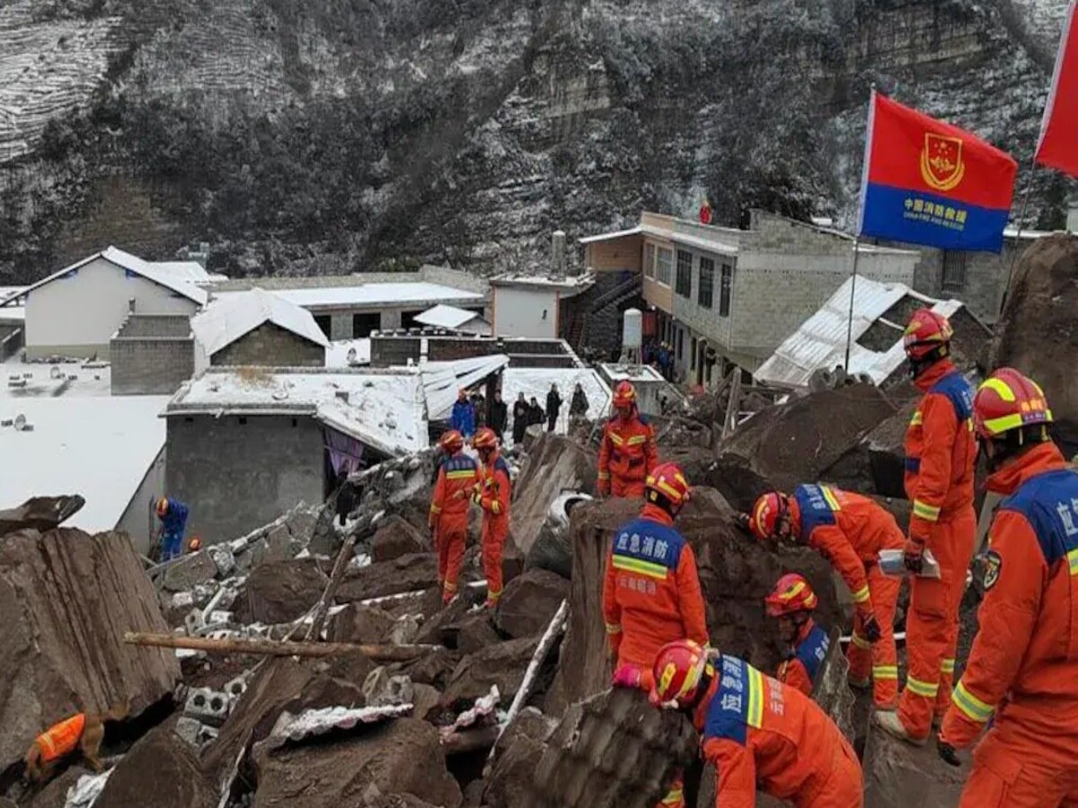 China Landslide: चीन में लैंडस्लाइड! 47 लोग मलबे में दबे, दो की मौत