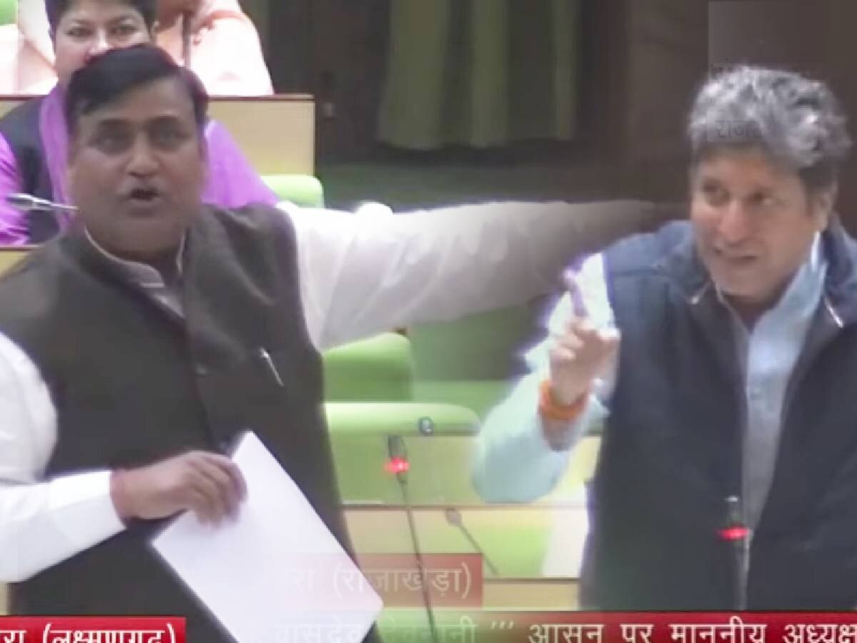 'राजीव गांधी युवा मित्र' को लेकर विधानसभा में भजनलाल सरकार और कांग्रेस के बीच दिखी तकरार