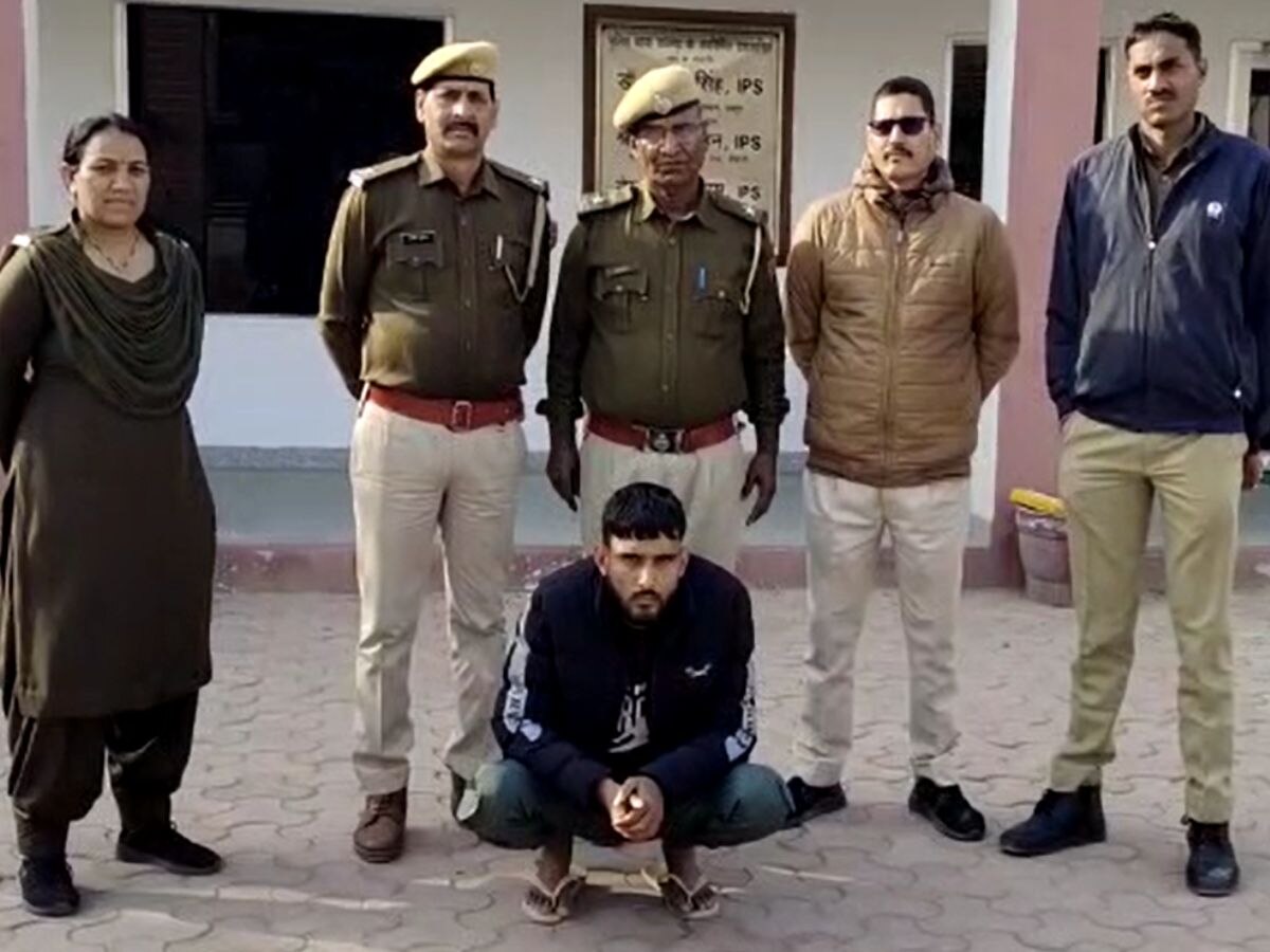 आरोपी चढ़ा पुलिस के हत्थे