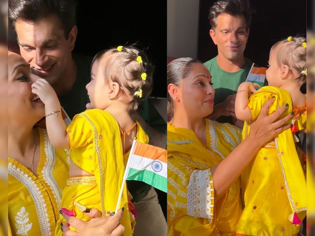 बिपाशा-करण ने बेहद खास तरीके से मनाया गणतंत्र दिवस, पीले आउटफिट में मां-बेटी की जोड़ी दिखी खूबसूरत 