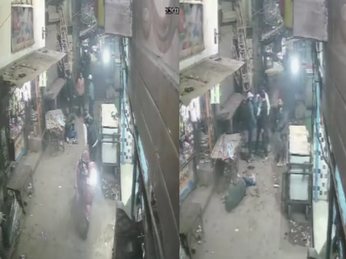Delhi Crime: युवक को दौड़ा-दौड़ाकर चाकूओं से किया वार, फिर मारी गोली, CCTV में वारदात कैद