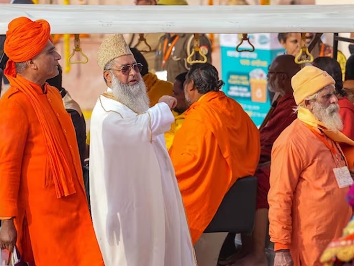 भगवान राम के प्राण प्रतिष्ठा प्रोग्राम में शामिल हुए इमाम, फतवा जारी होने पर दिया रिएक्शन