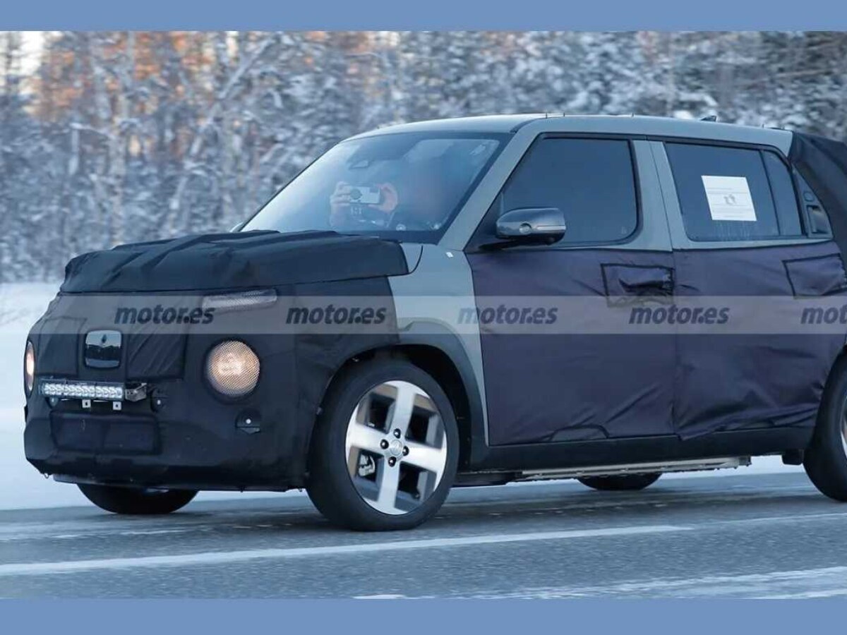 Hyundai Exter Electric SUV seen during road Test ??? Punch EV ?????? ??????????????? ...