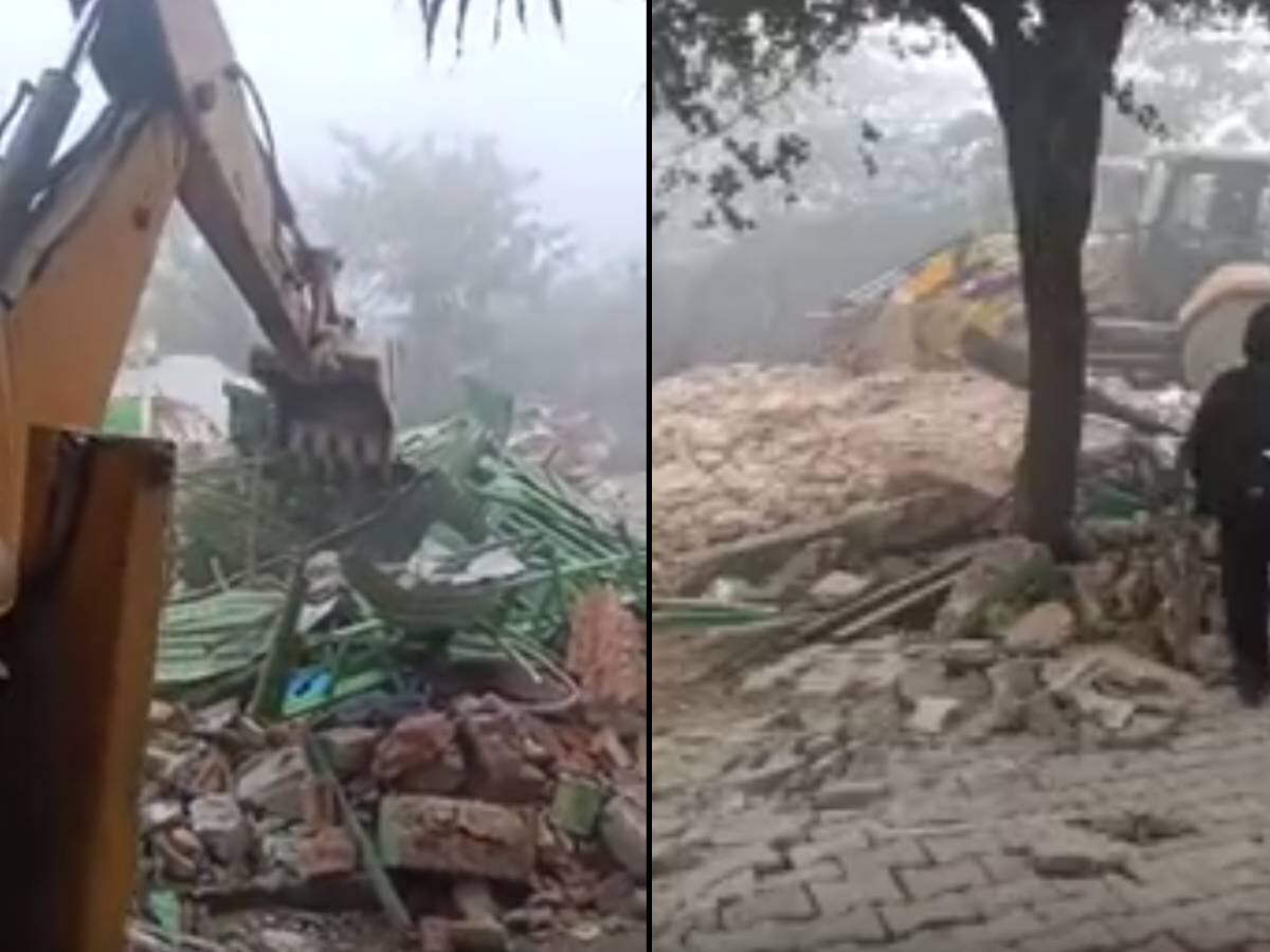 Delhi Demolition Drive: महरौली में 700 साल पुरानी मस्जिद पर कार्रवाई; धार्मिक स्थानों पर चला DDA का बुलडोजर
