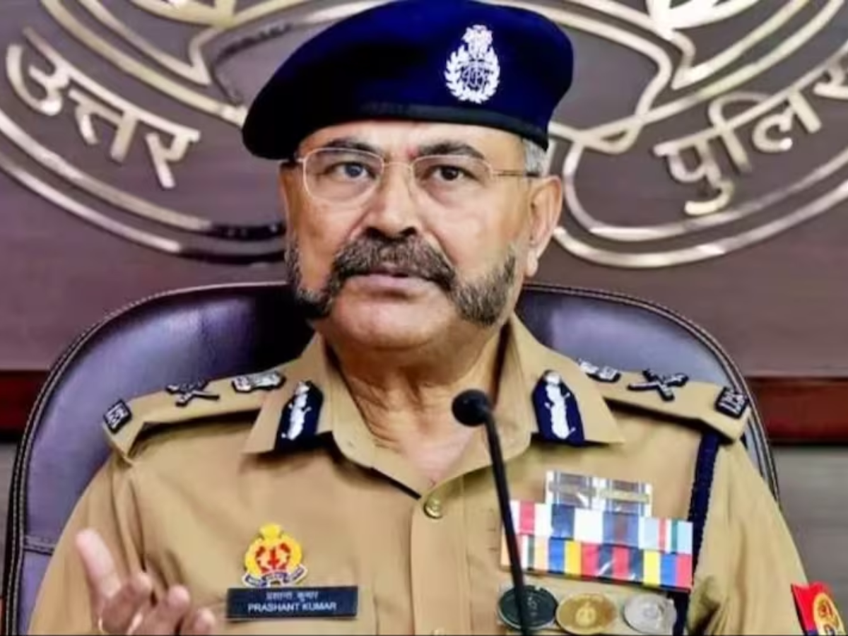 UP DGP, DGP Prashant Kumar press conference told roadmap of up police ...