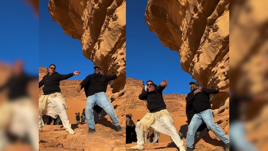 Akshay Kumar recreates Welcome song Uncha Lamba Kad hook step Katrina ...