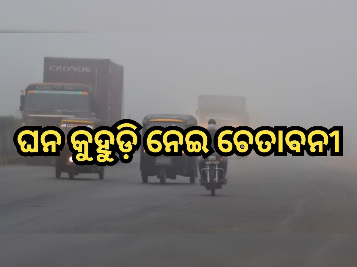 Weather Update: କୁହୁଡି଼ ନେଇ ଏହି ସବୁ ଜିଲ୍ଲାକୁ ୟେଲୋ ଆଲର୍ଟ ଜାରି  