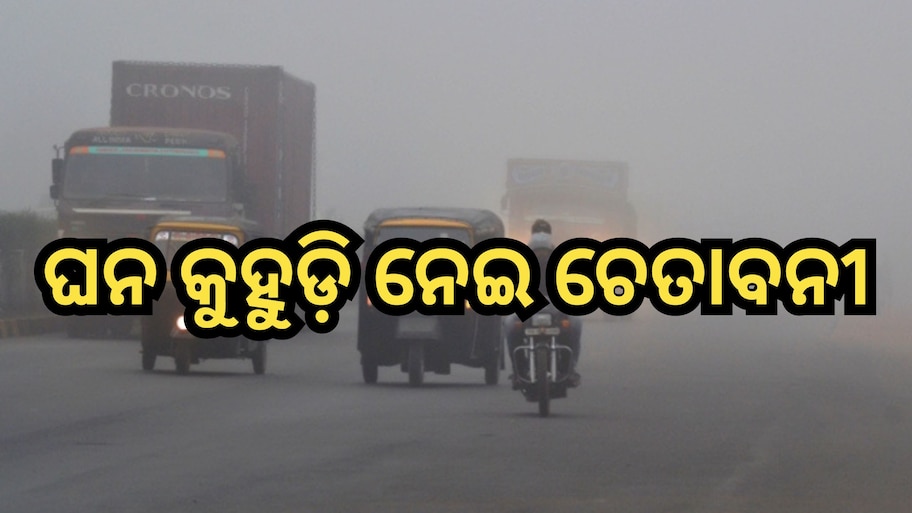 Weather Update: କୁହୁଡି଼ ନେଇ ଏହି ସବୁ ଜିଲ୍ଲାକୁ ୟେଲୋ ଆଲର୍ଟ ଜାରି  