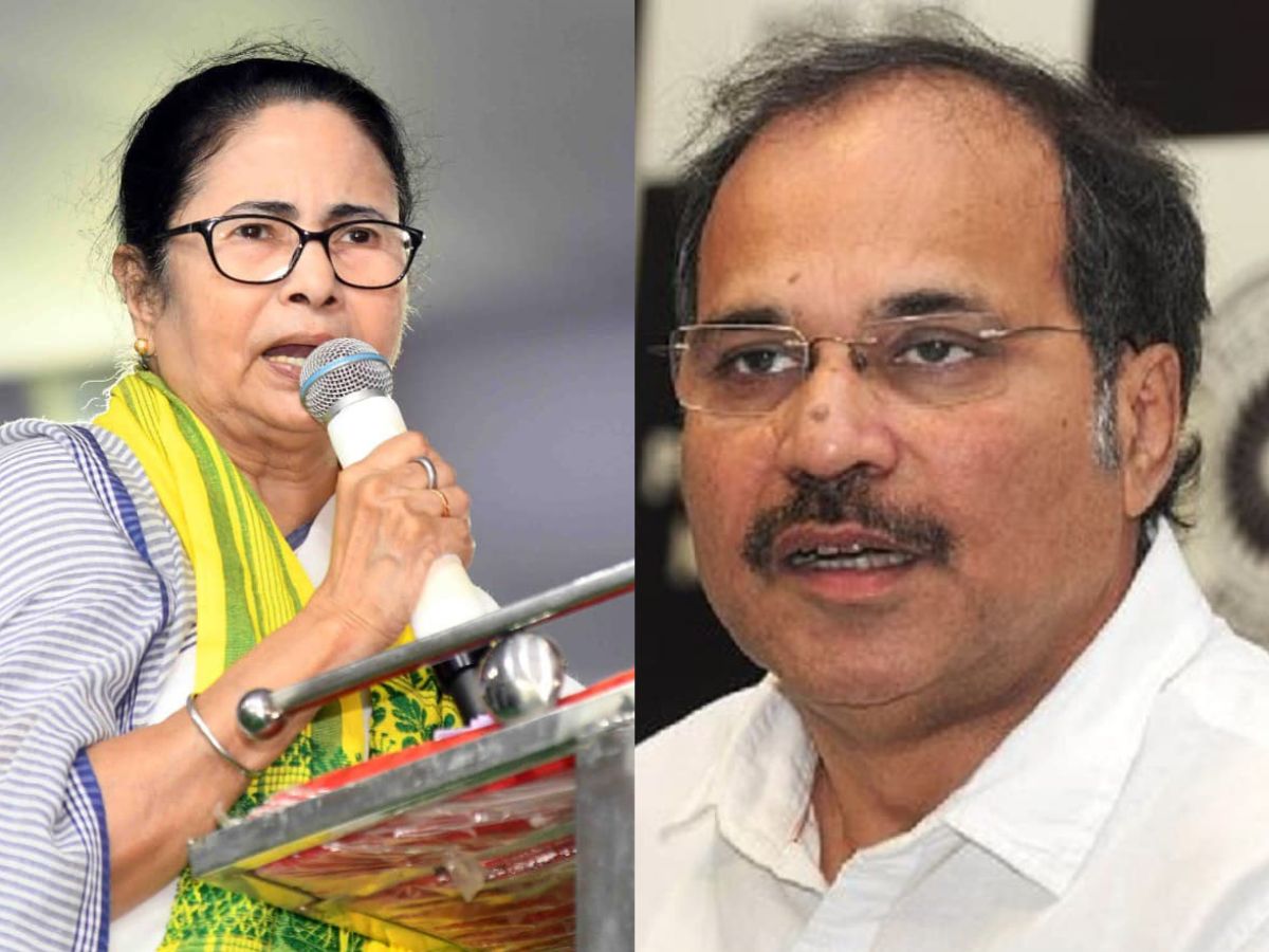 TMC के आक्रामक रुख के बीच अधीर रंजन ने साधा ममता पर निशाना, बोले-बीजेपी से डर गई हैं CM