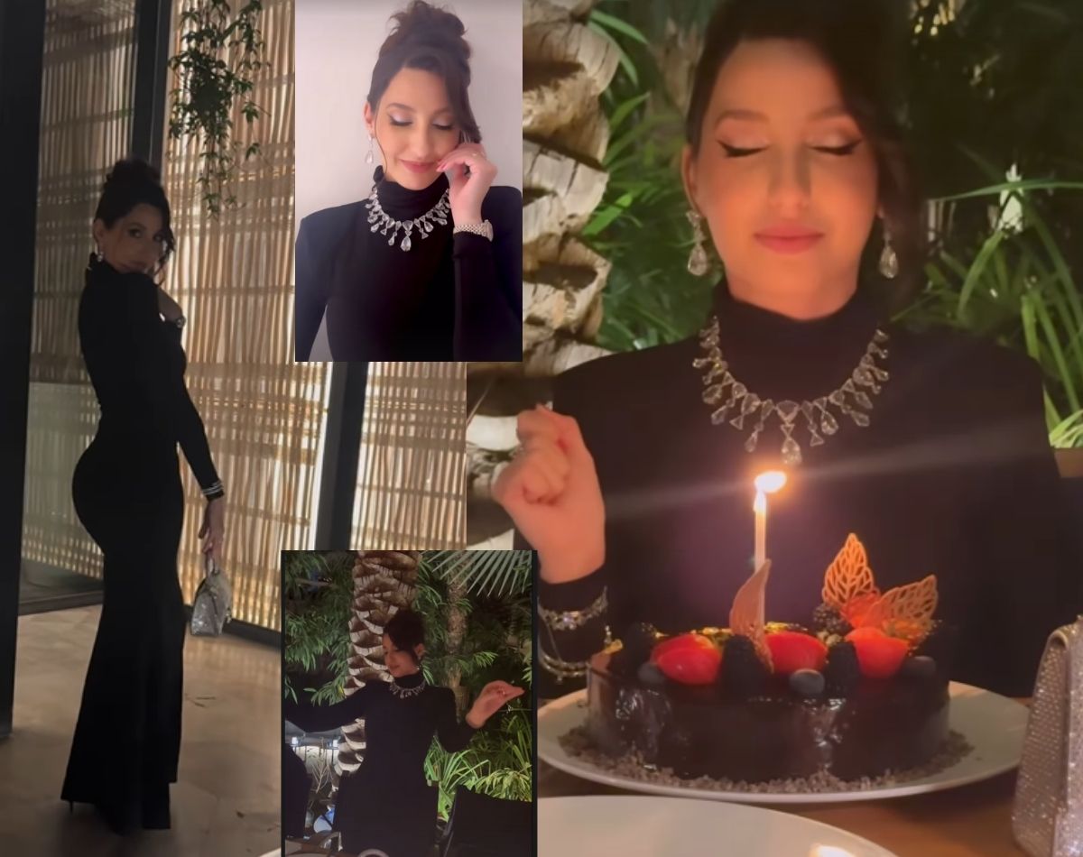 Nora Fatehi Celebrates Her 32 Birthday With Friends In Dubai Actress ...