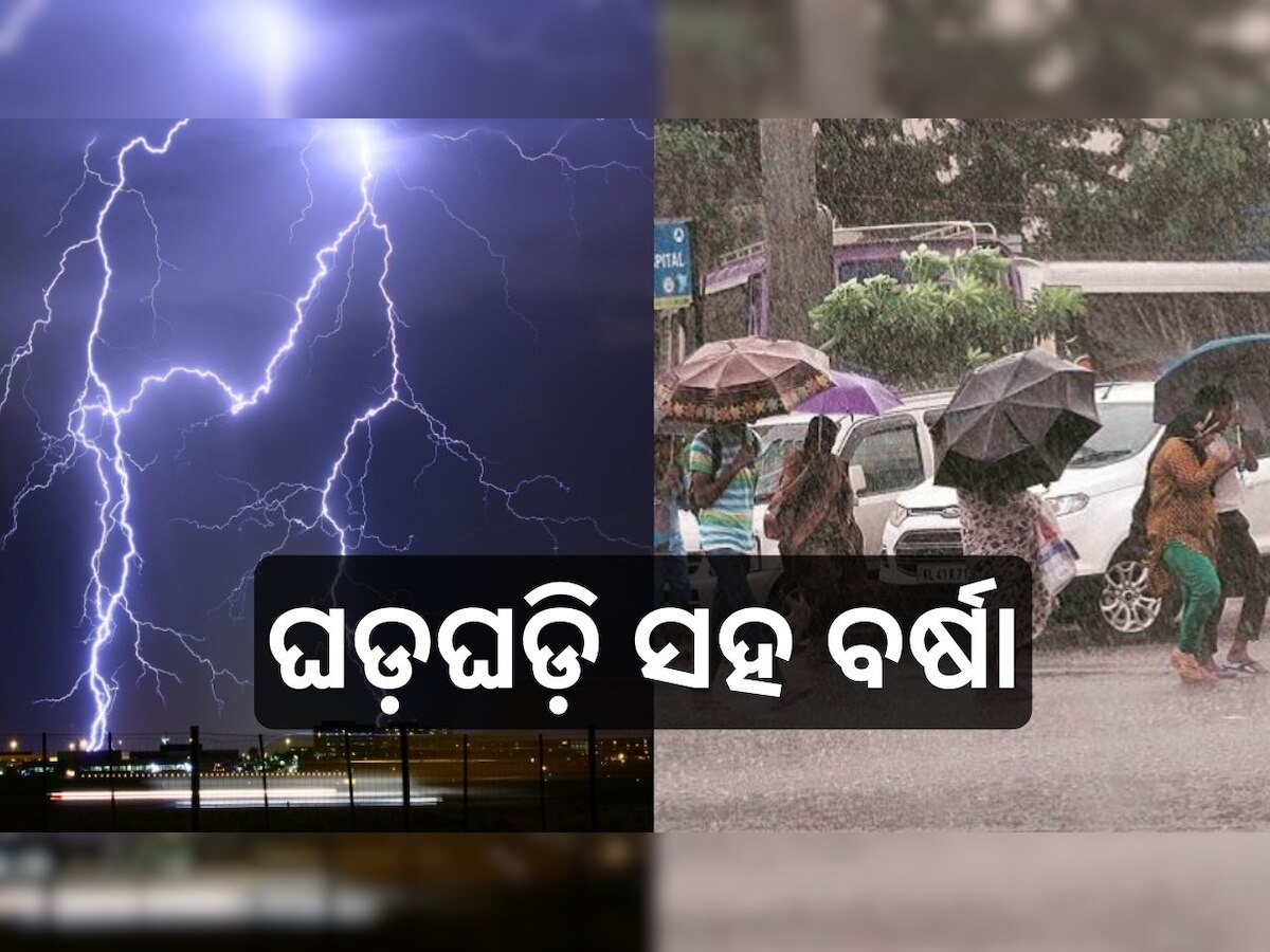 Weather Report: ଏହି ସବୁ ଜିଲ୍ଲାରେ ଘଡ଼ଘଡ଼ି ସହ ବର୍ଷା, ସତର୍କ ସୂଚନା ଦେଲା ପାଣିପାଗ ବିଭାଗ..