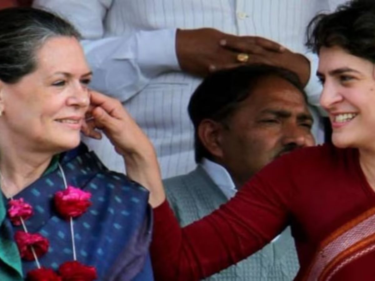 Sonia Gandhi and Priyanka Gandhi
