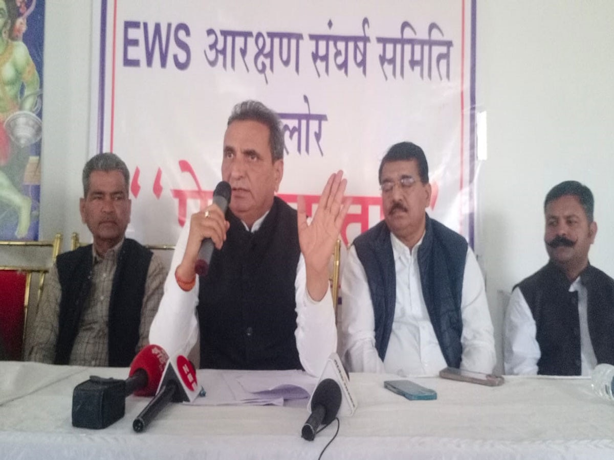Jalore News: RTDC के पूर्व अध्यक्ष धर्मेंद्र राठौड़ ने EWS को लेकर केंद्र सरकार राजस्थान मॉडल लागू करें